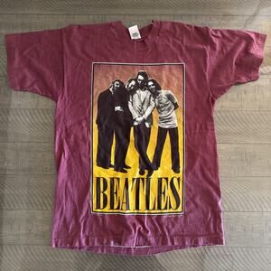 Vintage APPLE CORPS The Beatles 1995 Garment Dyed T Shirt 90s L